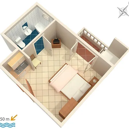 Apartamento Studio Duce 5973d Dugi Rat